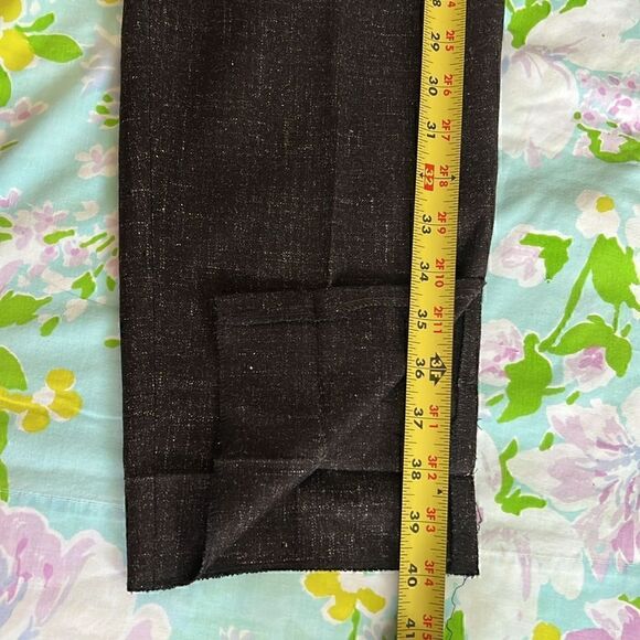 Vintage Escada Wool Pants Notched Ankles - 40 ALTERED - Picture 12 of 16